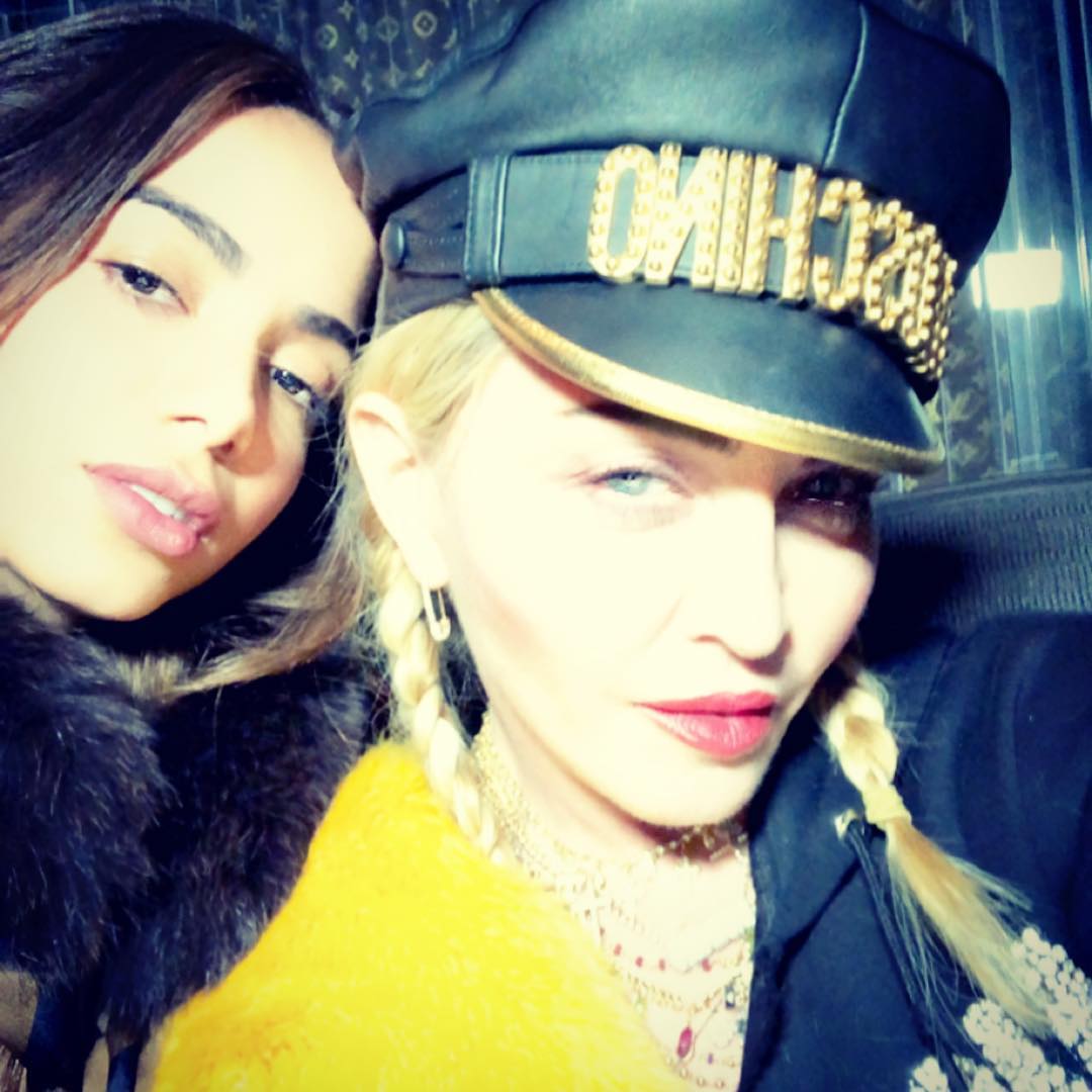 Madonna e Anitta. Foto: Reprodução/Instagram (@madonna)