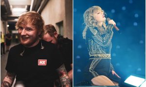 Ed Sheeran e Taylor Swift. Foto: Colagem/Reprodução/Instagram