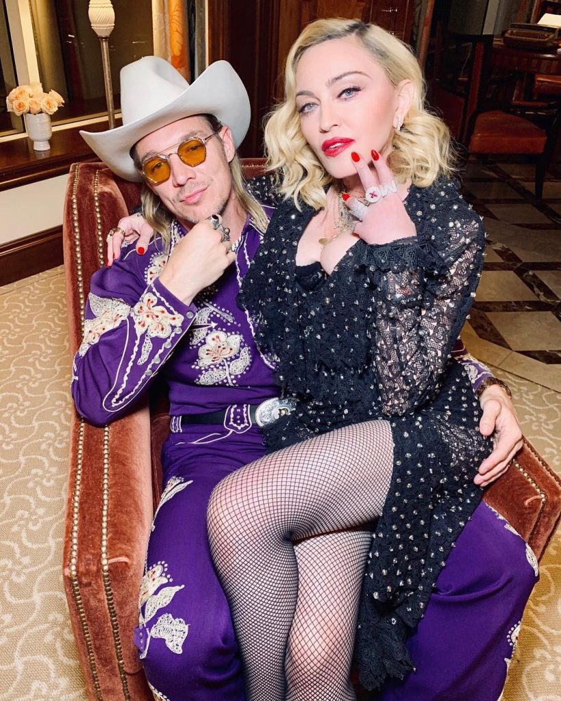 Madonna e Diplo. Foto: Reprodução/Instagram (@madonna)