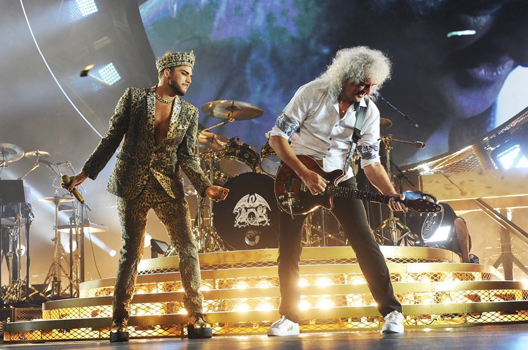 Queen + Adam Lambert. Foto: Reprodução / Instagram (@officialqueenmusic)