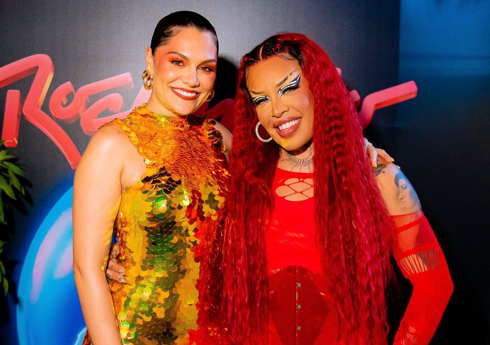 Jessie J e Glória Groove. Foto: Divulgação