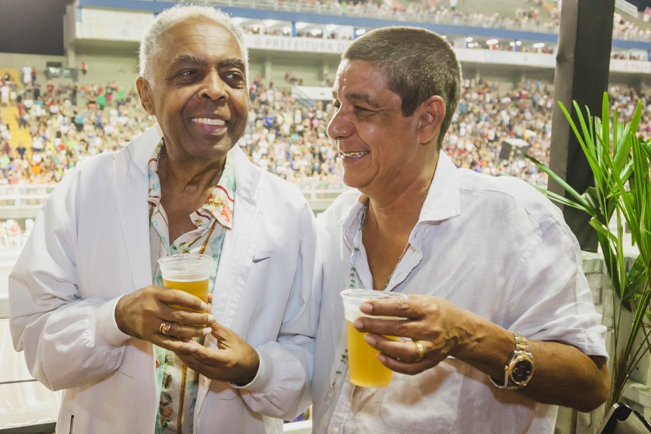Zeca Pagodinho e Gilberto Gil. Foto: Leo Cavallini/Divulgação.