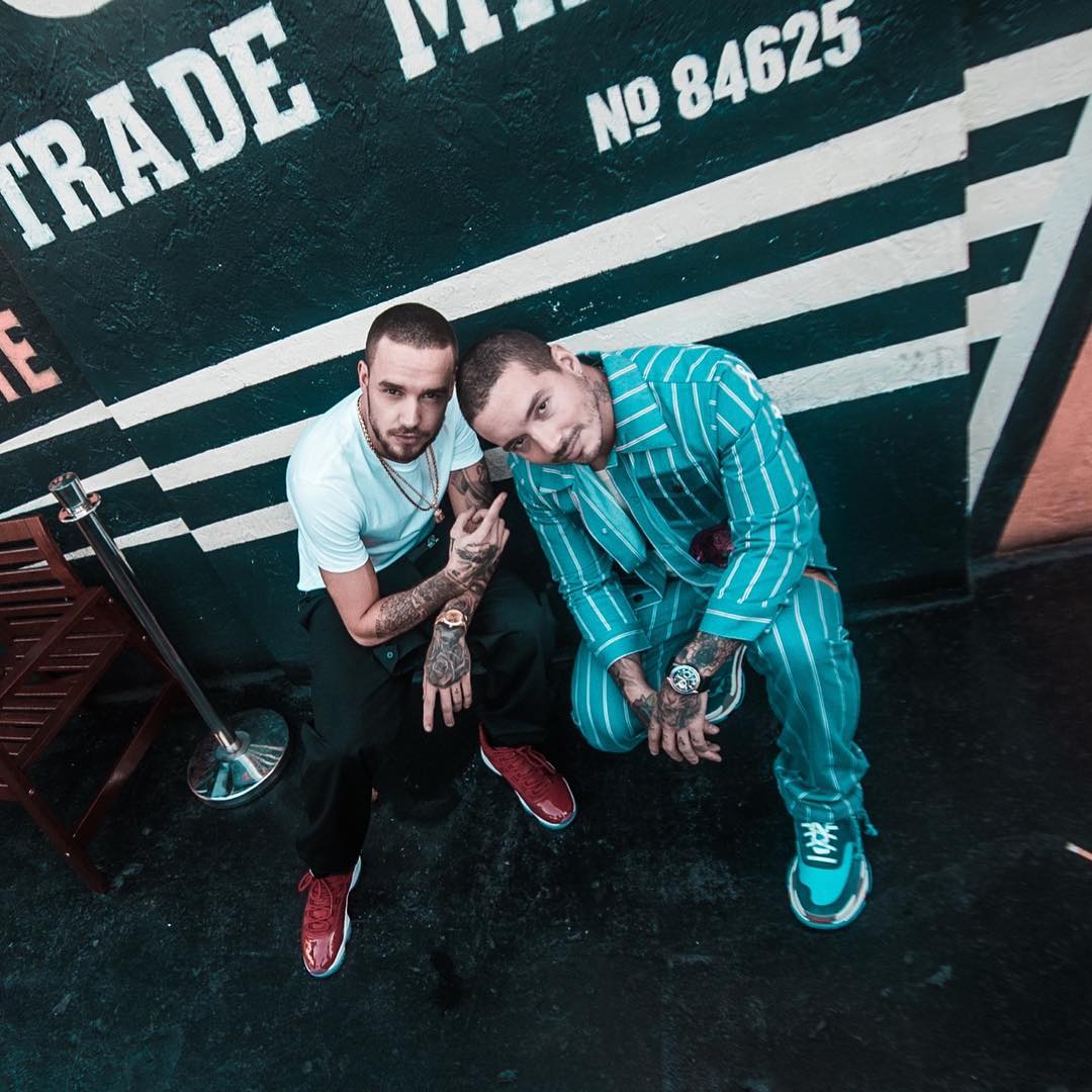 Liam Payne e J Balvin. Foto: Reprodução/Instagram