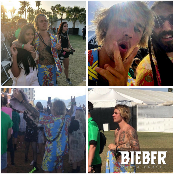 Compilação de momentos de Justin no Coachella 2018. Créditos: Bieber Mania.