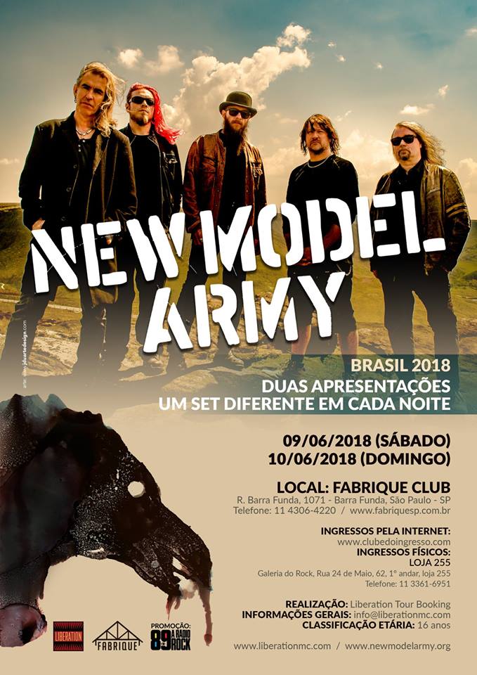 New Model Army. Foto: Divulgação