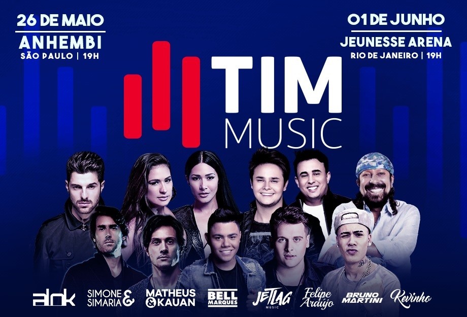 Festival TIM Music. Foto: Divulgação.