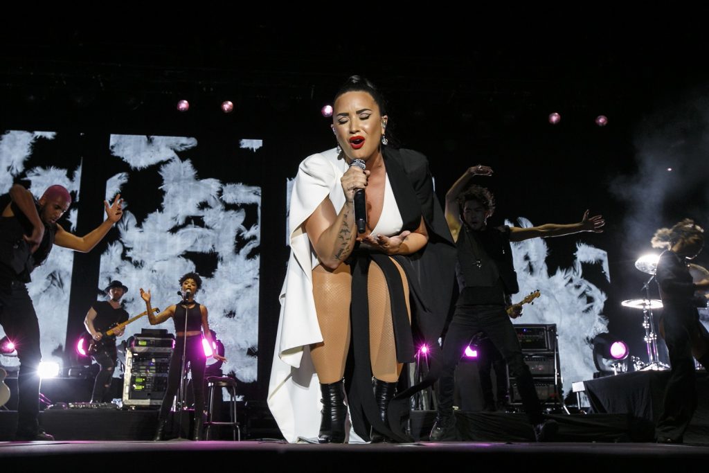 Rock In Rio - Lisboa 2018: Demi Lovato no Palco Mundo, na Cidade do Rock em Lisboa, Portugal, a 24 de Junho de 2018. Foto: Agência Zero