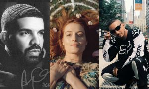 Drake, Florence e J Balvin. Foto: Reprodução/Instagram/PopNow