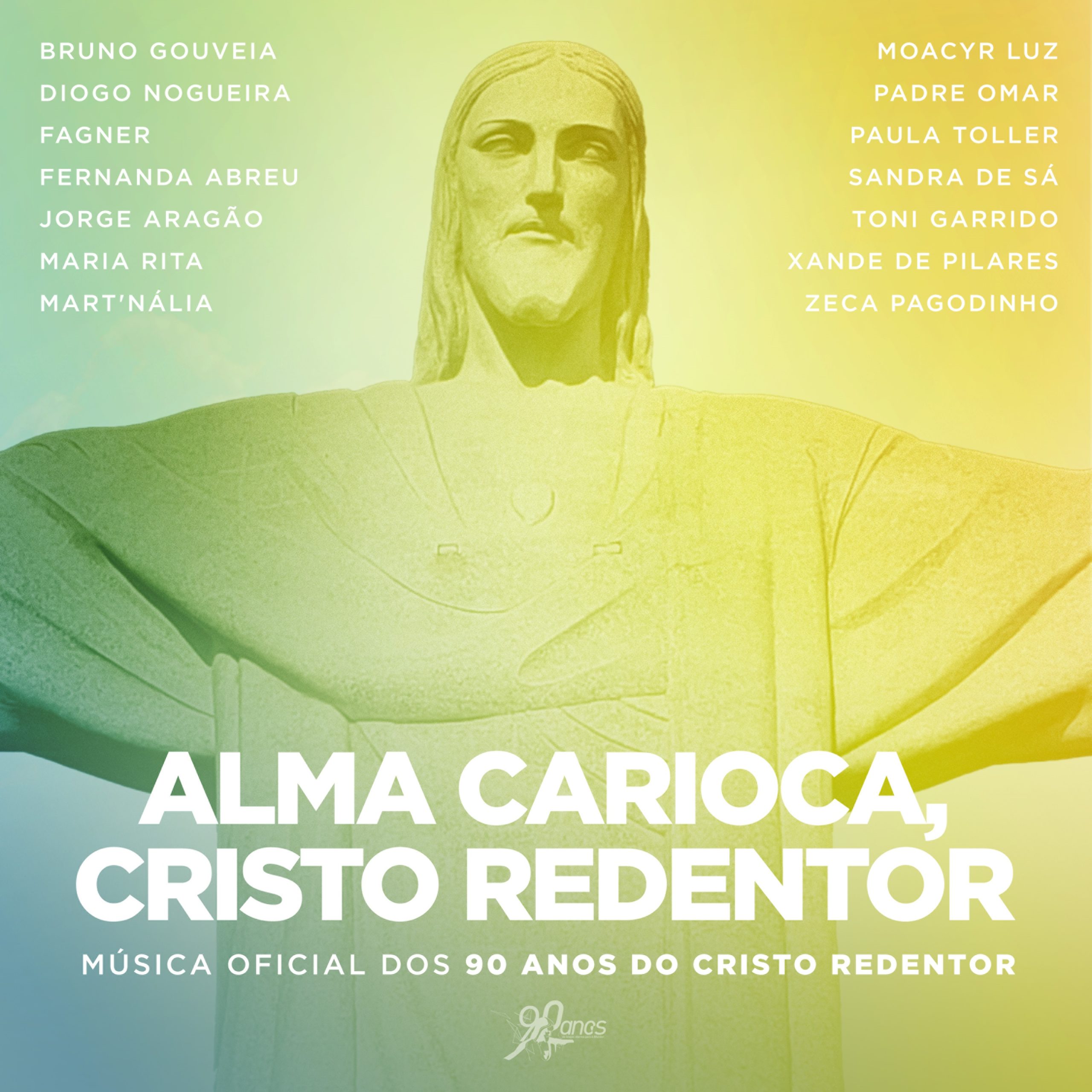 Capa do single Alma Carioca, Cristo Redentor:  Sony Music Brasil