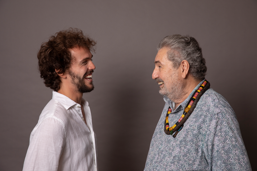 Theo Bial e Moacyr Luz. Foto: Divulgação
